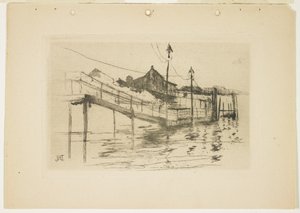The Old Toll House at Bridgeport (Small plate), 1888-1889