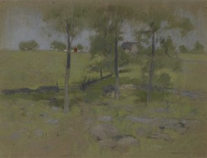 Three Trees, c.1888-95 by John Henry Twachtman