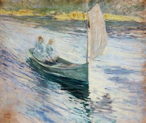Two Children in a Sailboat, 1883