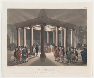 Coal Exchange, May 1, 1808 by John Hill