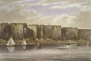 Palisades No. 19, Hudson River Portfolio, 1823-24 by John Hill