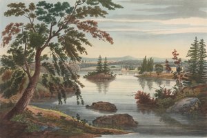 View Near Fort Miller No. 10 later changed to No. 9 of The Hudson River Portfolio by John Hill