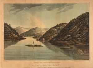 View near Fort Montgomery (no. 18, Hudson River portfolio) by John Hill
