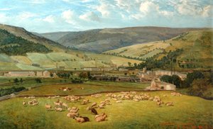 Mytholmroyd & Cragg Vale from Ewood Hall by John Holland