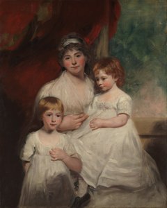 Mrs. John Garden Ann Garden and Her Children by John Hoppner