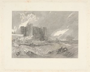 Laugharne Castle, Caermarthenshire by John Horsburgh