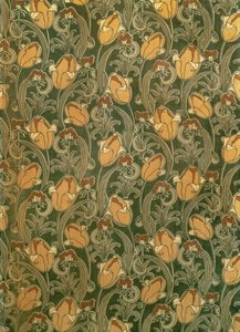 Tulips, design for The Silver Studio by John Illingworth (attr. to) Kay