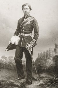Albert Edward (1841-1910) engraved by D.J. Pound from a photograph, from 