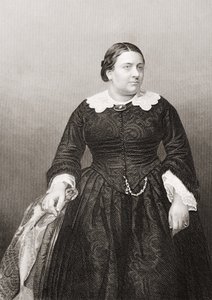 Madame Marietta Alboni (1824-94) engraved by D.J. Pound from a photograph, from The Drawing-Room of Eminent Personages, Volume 2, published in London, 1860