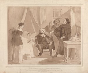 Gil Blas, While Practicing Medicine under Dr. Sangrado, Encounters Dr. Cuchillo at the Bedside of the Grocer