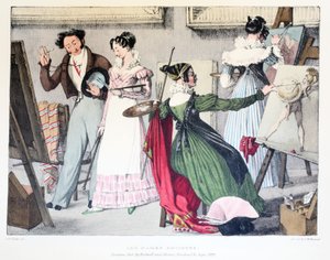 Les Dames Artistes, published by Rodwell and Martin, 1820
