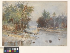 Untitled (Stream in Autumn) by John Joseph Enneking