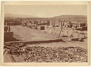 Pueblo of San Juan, New Mexico: North End of Town by John K. Hillers