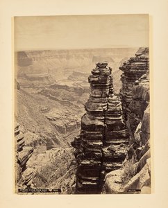 Shini-Mo Altar from Brink of Marble Canyon, Colorado River by John K. Hillers