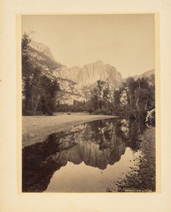 Yosemite Falls, Cliff, California by John K. Hillers