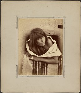 Zuni, watching by John K. Hillers