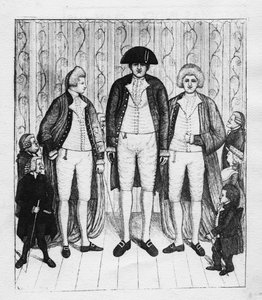 Three Giants with a group of spectators by John Kay