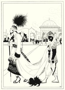Illustration for The Story of Aladdin and the Wonderful Lamp (litho) by John Kettelwell