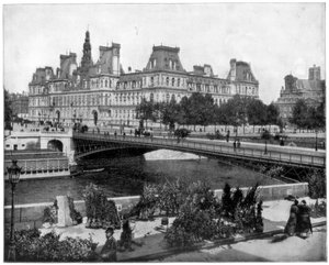Hotel de Ville, Paris, late 19th century