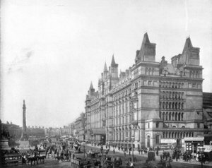 Lime Street, Liverpool, England, Late 19th Century