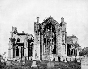 Melrose Abbey, Scotland by John L. Stoddard