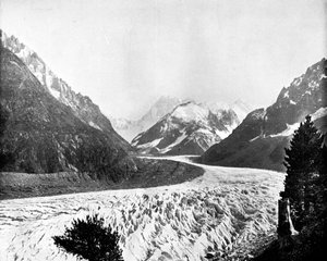 The Mer de Glace, Switzerland, 1893