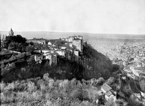 View of the Alhambra, Granada, Spain by John L. Stoddard