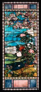Flowering Cherry Tree and Peony by John La Farge or Lafarge