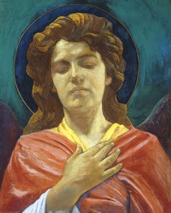 Head of an Angel by John La Farge or Lafarge