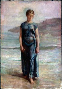 Woman Bathing by John La Farge or Lafarge