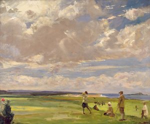 Lady Astor playing golf at North Berwick
