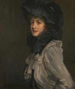 Lady in Grey and Black by John Lavery