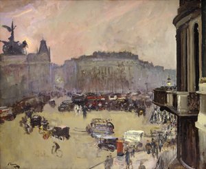 The Winter Sun, Hyde Park Corner by John Lavery