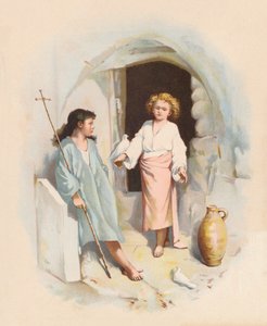 Christ and St John by John Lawson