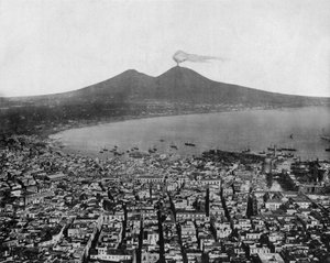 A View of the Bay of Naples and Vesuvius