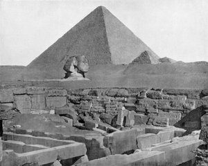 Giza Pyramids and Sphinx in Egypt