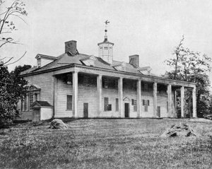 House of George Washington in Mount Vernon, Virginia, USA by John Lawson Stoddard
