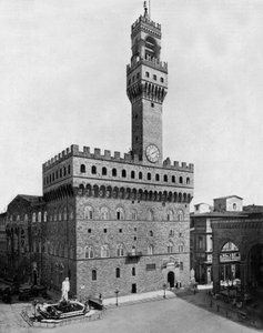 Palazzo Vecchio in Florence by John Lawson Stoddard