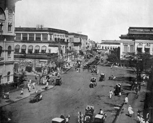 Street of Clive in Calcutta, India (photo by John Lawson Stoddard) by John Lawson Stoddard