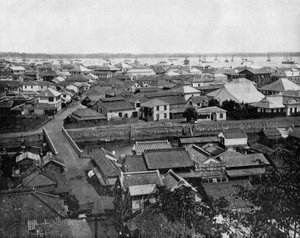 View of Yokohama in Japan by John Lawson Stoddard