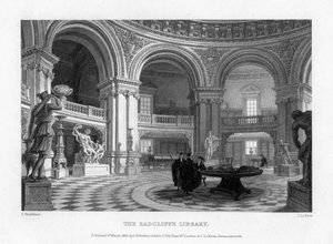 Interior of the Radcliffe Library, Oxford University