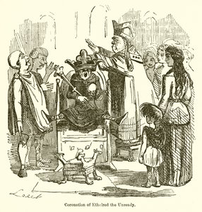 Coronation of Ethelred the Unready by John Leech