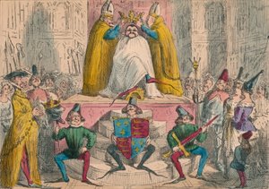 Coronation of Henry the Fourth from the best authorities, 1850 by John Leech