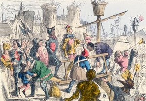 Embarkation of King Henry V at Southampton by John Leech