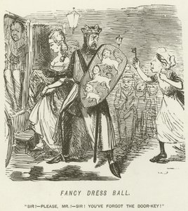 Fancy Dress Ball by John Leech