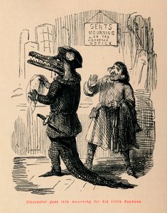 Gloucester goes into mourning for his little nephews