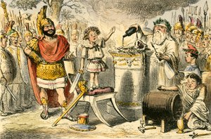 Hannibal, whilst even yet a child swears eternal hatred to the Romans