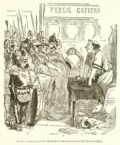 Hanno Announcing to the Mercenaries the Emptiness of the Public Coffers by John Leech