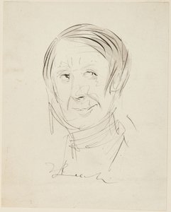 Head of Man by John Leech