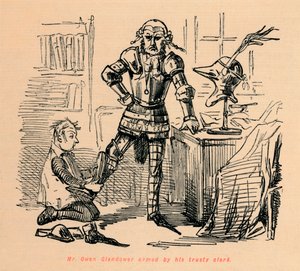 Mr. Owen Glendower Armed by His Trusty Clerk